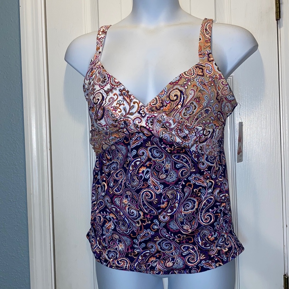 Lands End Bathing suit Tankini NEW WITH TAGS size 14 DD